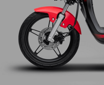 Vinfast Ludo - Bánh trước đỏ